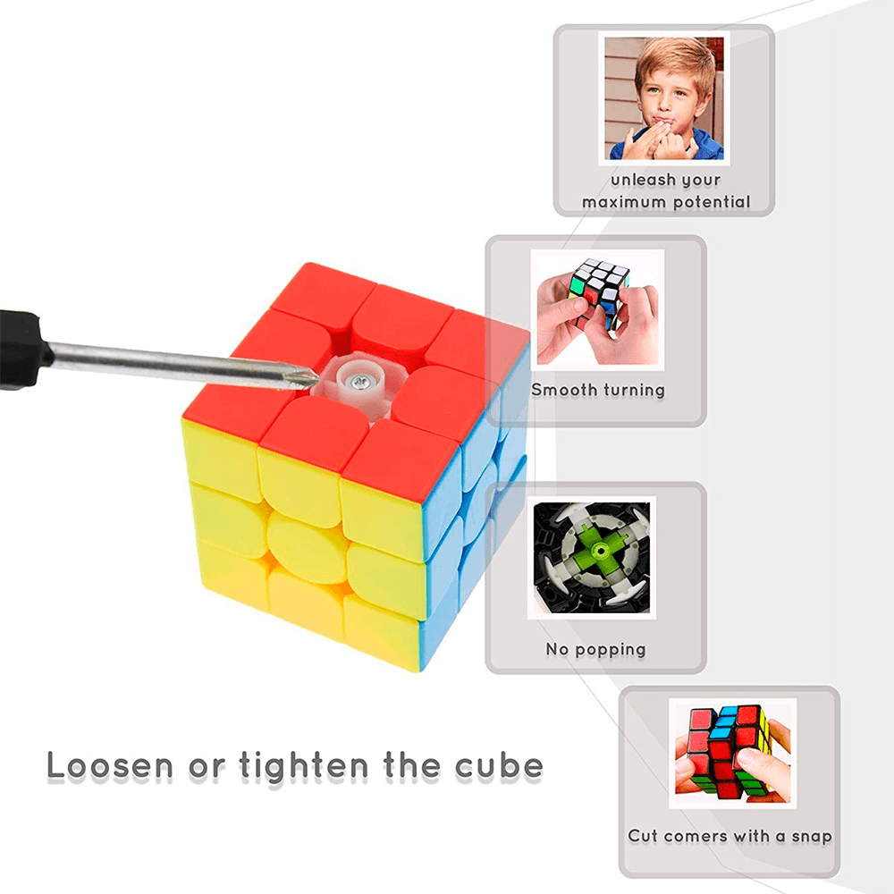 Cubo Rubik Pack 2x2 + 3x3 + Pyraminx Moyu