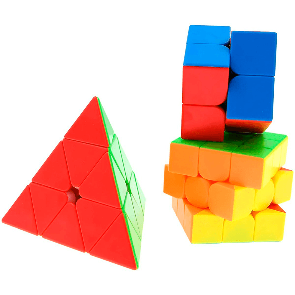 Cubo Rubik Pack 2x2 + 3x3 + Pyraminx Moyu