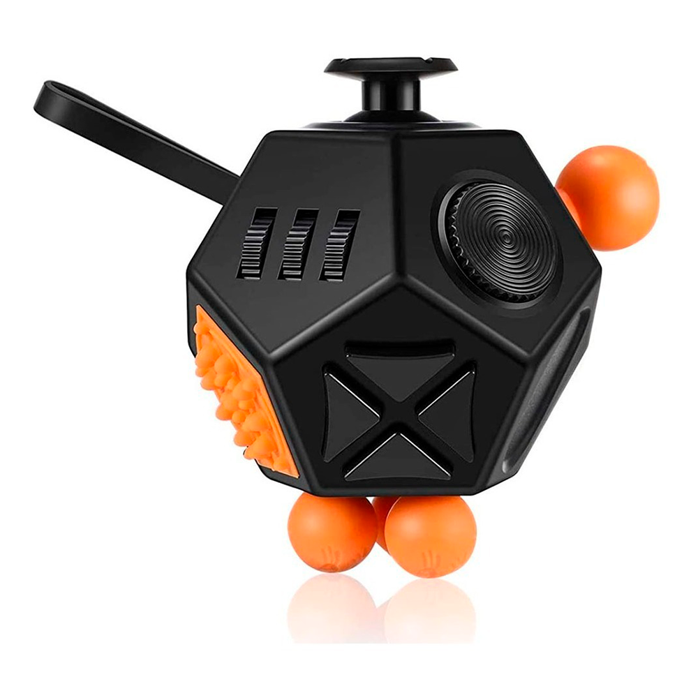 Fidget Cube Toys De 12 Caras Cubo Antiestres, Descompresión Esfera Fidget