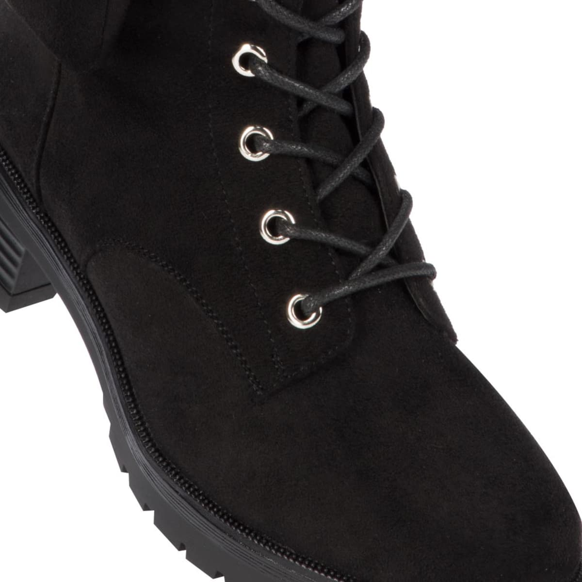 Botas tipo militar para mujer, marca Tierra Bendita, con bolsas a los costados, mod. 993466