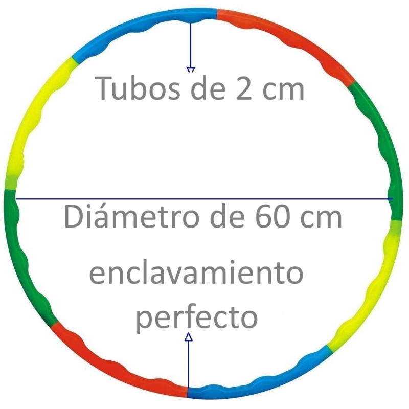 Aro Hula Hoop desmontable y ajustable