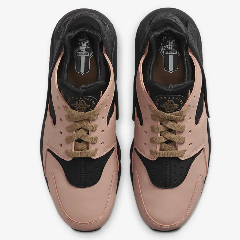 Tenis Nike Air Huarache Leather "limited" Cafe-Negro Casual Hombre