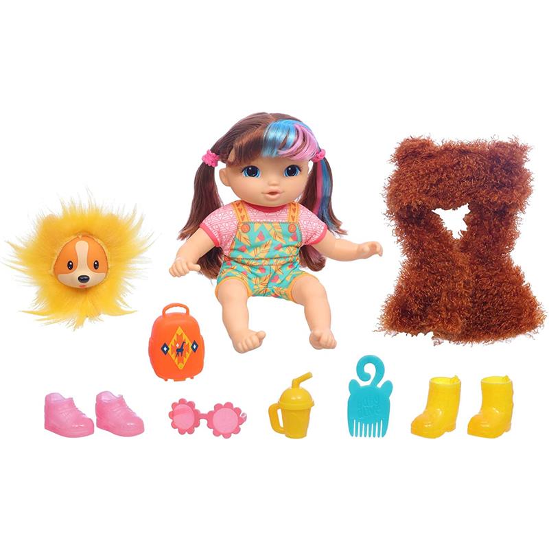 Baby Alive Littles Litlle Harlyn con Cachorro Disfrazado de Leoncito