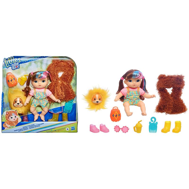 Baby Alive Littles Litlle Harlyn con Cachorro Disfrazado de Leoncito