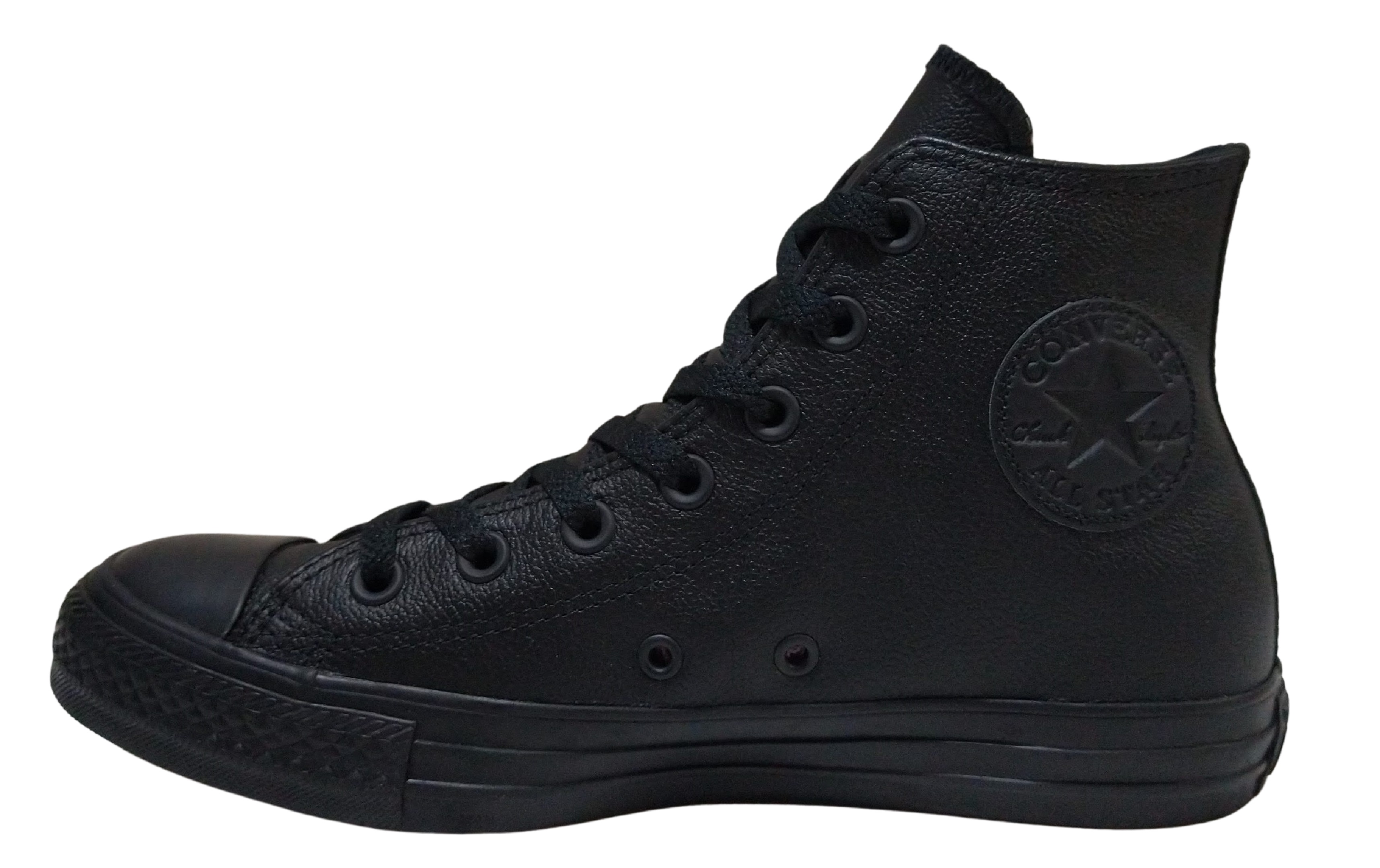 Tenis Bota Converse Chuck Taylor Piel  Monochrome Negro