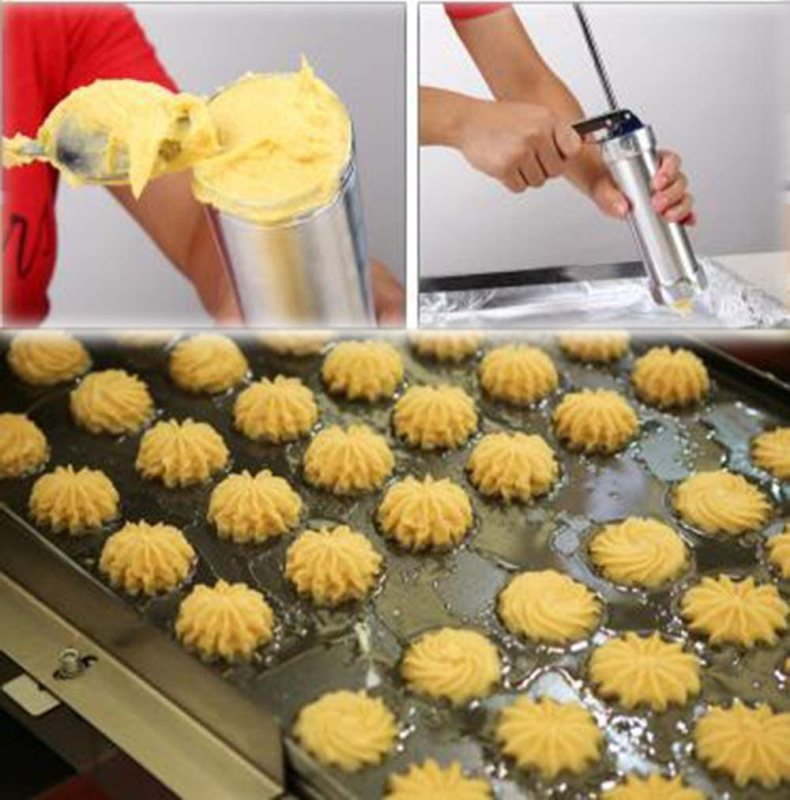 Churrera Pistola de Galletas Prensa con 20 Discos