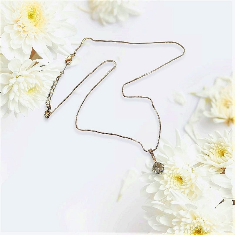 Dije Zircon El Mexico QSF en Chapa de Oro Rosa SWAROVSKI ELEMENTS INCLUYE DE REGALO ARETES DIAMOND Y CAJA PARA REGALO