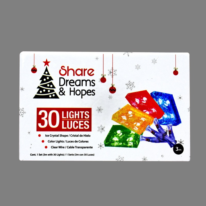 Serie de 30 Luces de diferentes Figuras