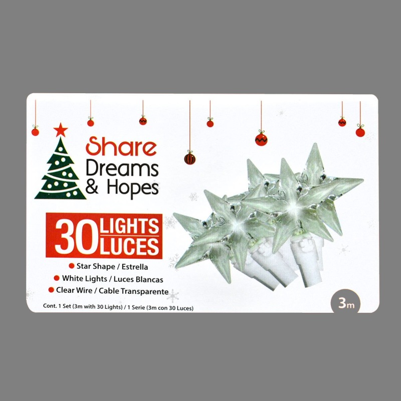 Serie de 30 Luces de diferentes Figuras