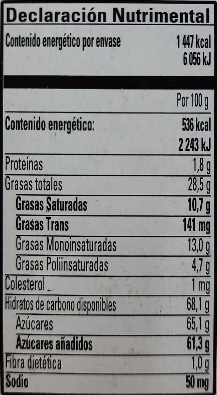 Duvalín Ricolino  Avellana Fresa 18 Pz 270 g