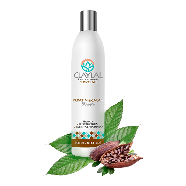 KIT Shampoo, Crema de Peinar y Mascarilla Hidratante de Chocolate Claylal