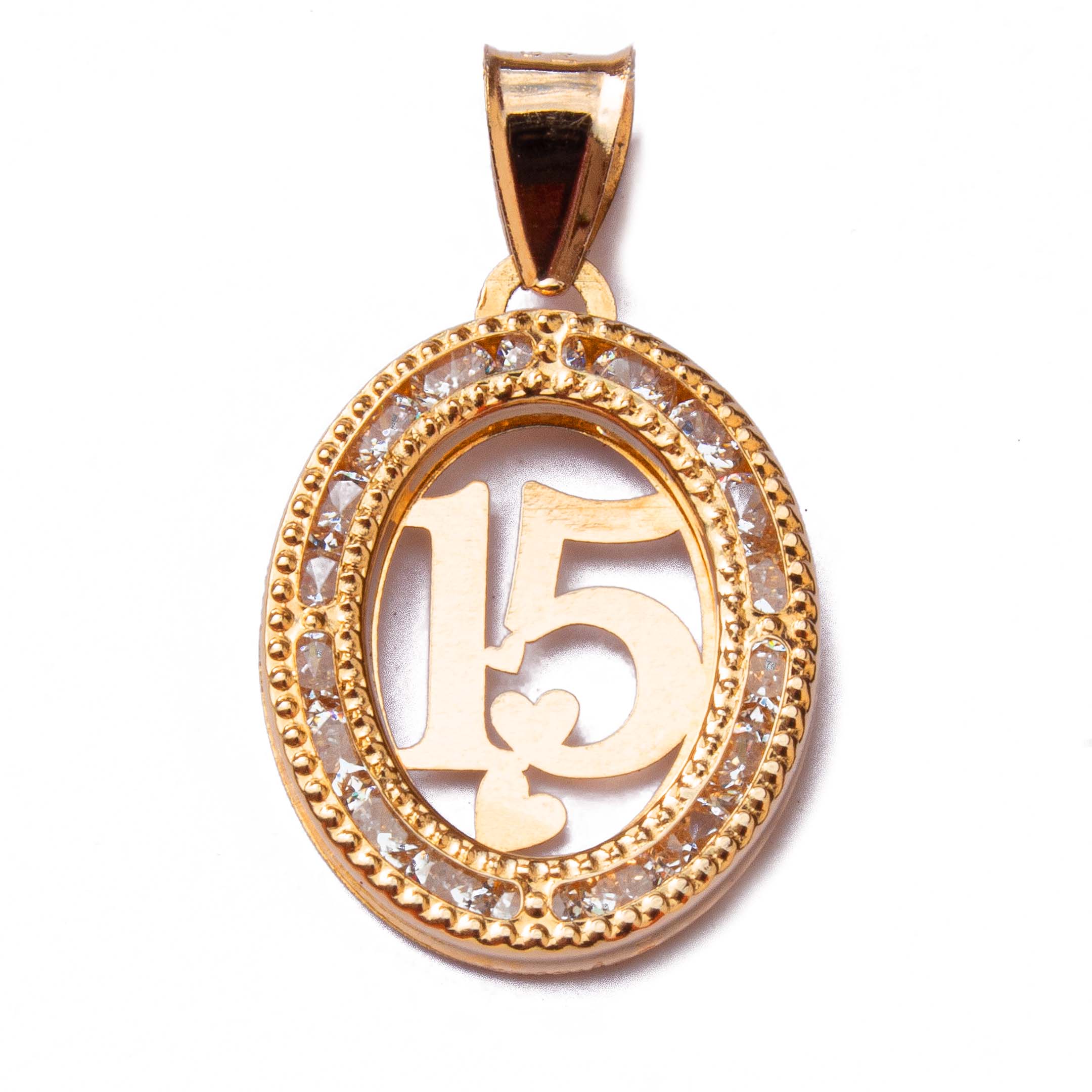 Medalla 15 Años Oro 14 Kilates.