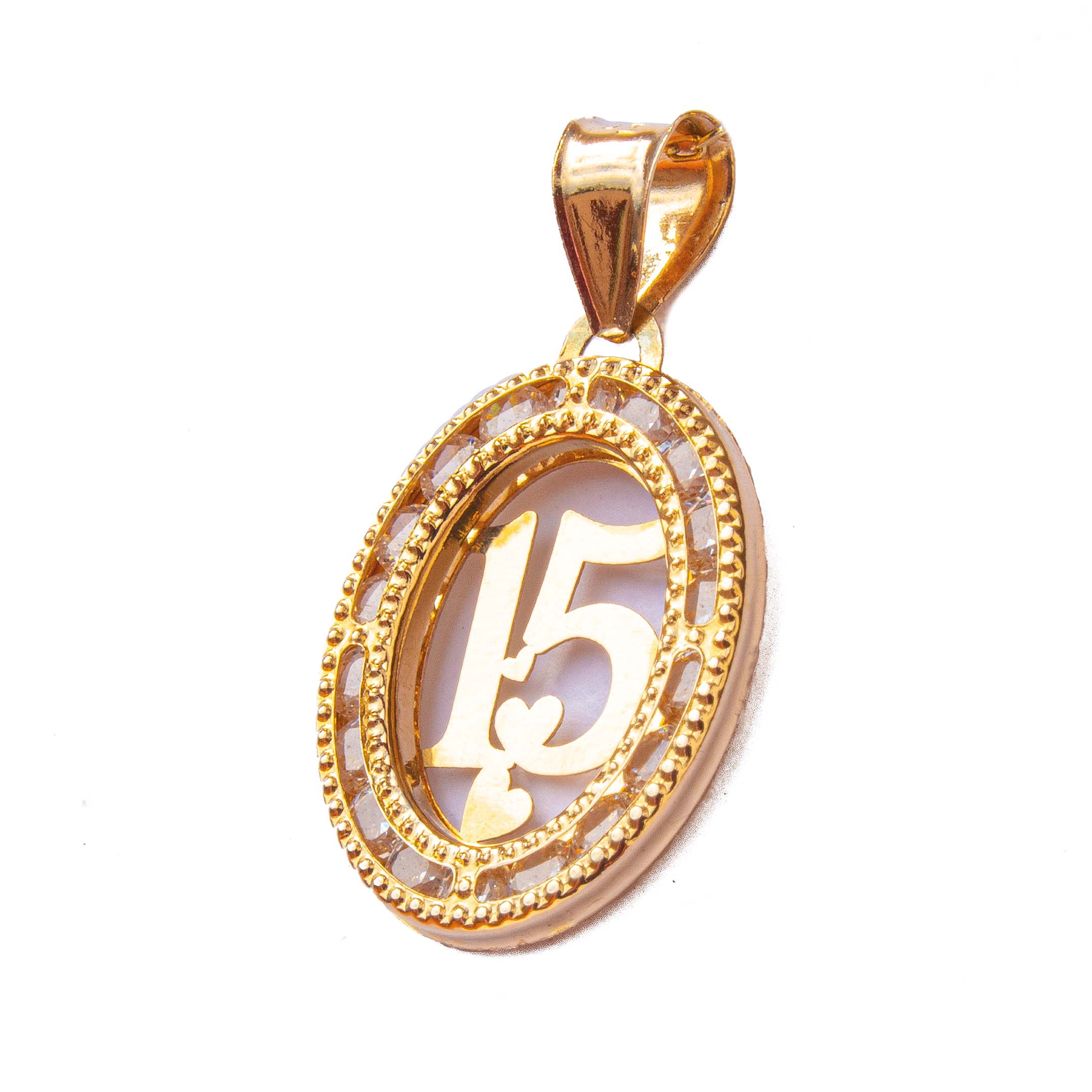 Medalla 15 Años Oro 14 Kilates.