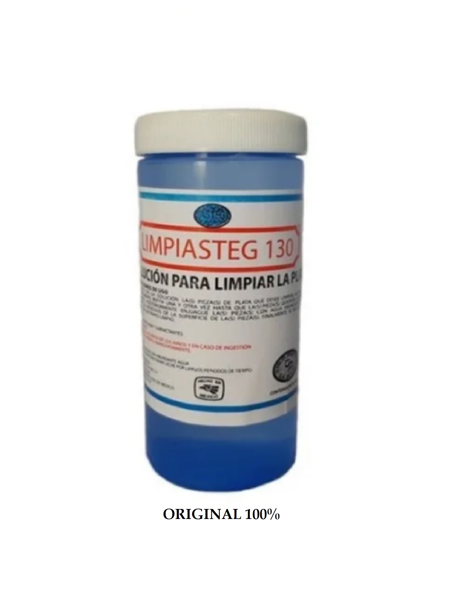 Liquido Limpiador De Plata El Original Limpiasteg 130 De 240 ML.