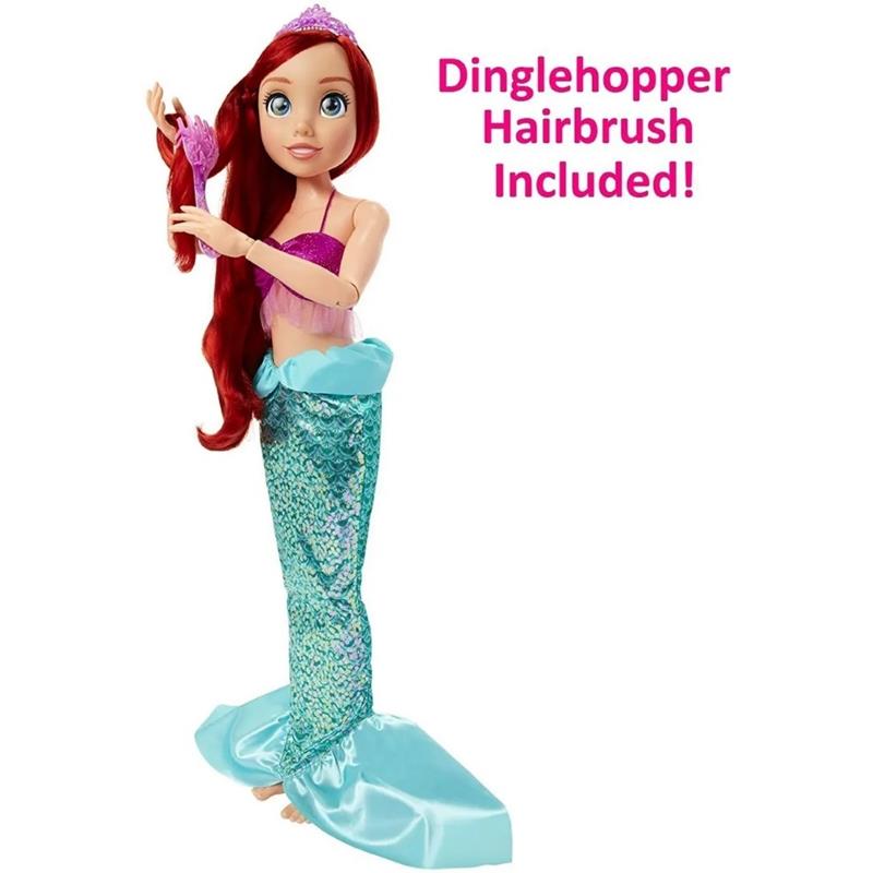 Princesa Ariel Sirenita Muñeca Artículada Gigante 81 Cm 