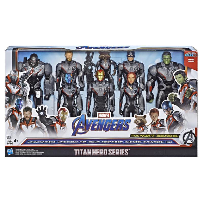 Marvel Avengers Titan Hero Series: Team Pack 8 Figuras 