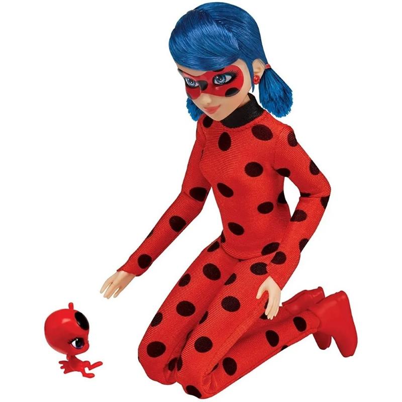 Ladybug Miraculous Muñeca Red Accesorios Articulada 28 Cm 