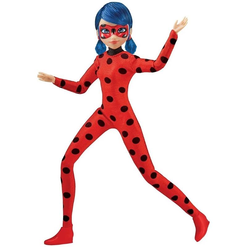 Ladybug Miraculous Muñeca Red Accesorios Articulada 28 Cm 