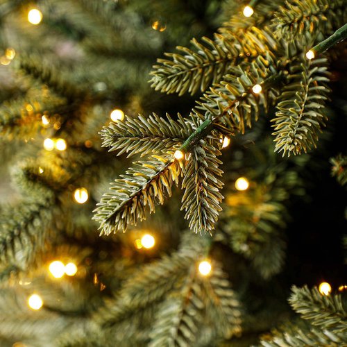 Árbol De Navidad Artificial Iluminado 1487014 Altura 2.2M - Verde