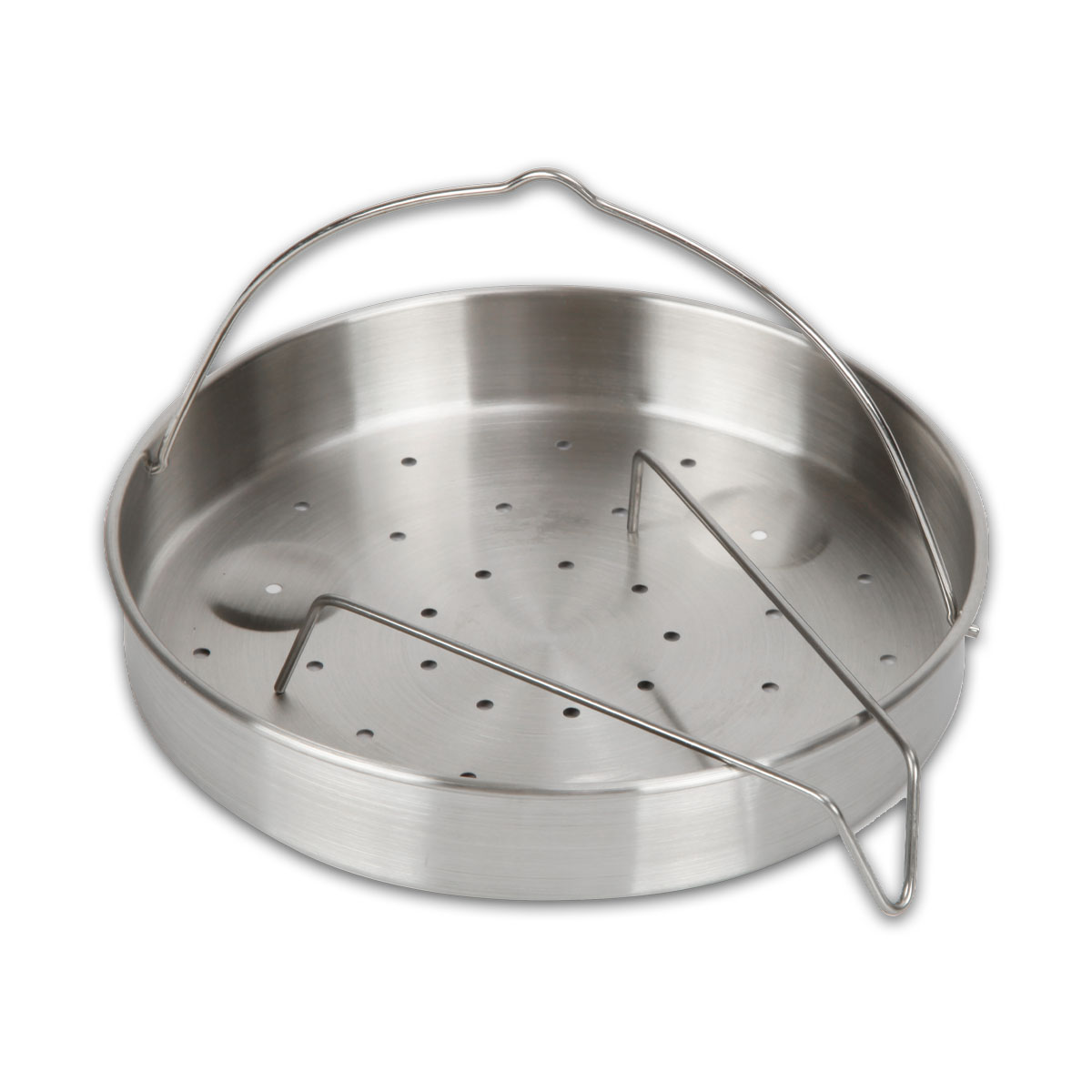 Ollas de presión set de 4 y 6 l en acero inoxidable 18/8 con accesorios, tapa de cristal y vaporera