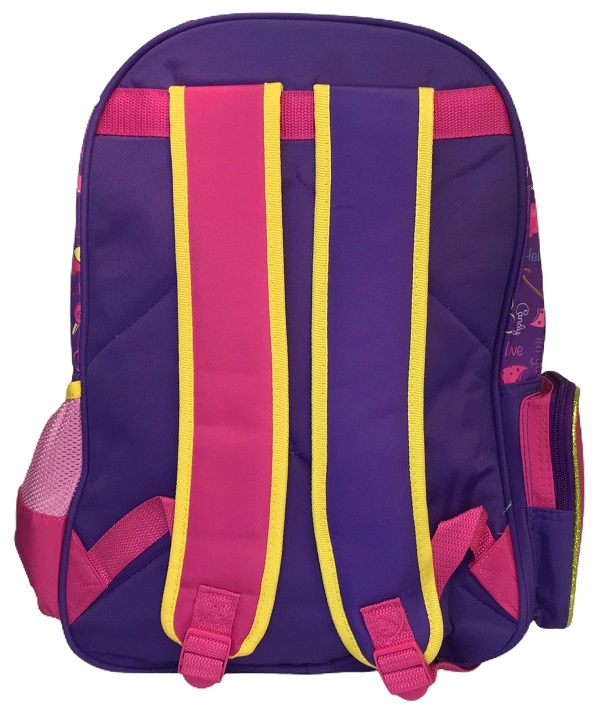 Mochila Primaria Loi Woops! Estampado Rana Rosa