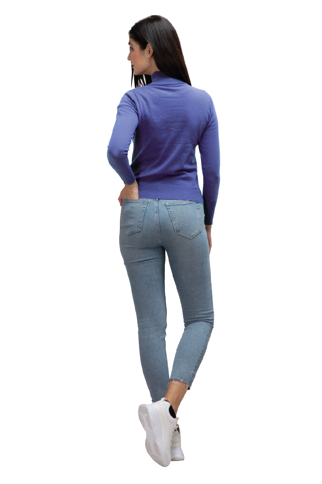 Suéter Básico de Cuello Mock para Dama Generra 125801