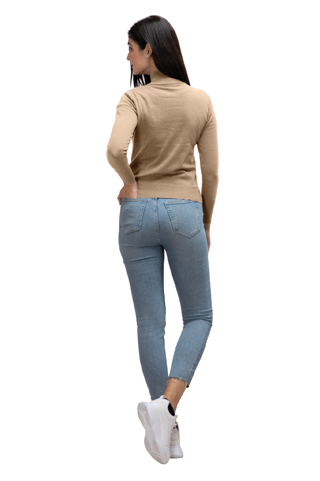 Suéter Básico de Cuello Mock para Dama Generra 125801
