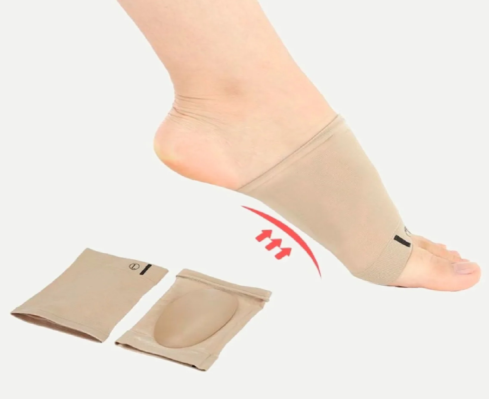 Venda Con Almohadilla De Gel Pie Plano Soporte Arco Fascitis