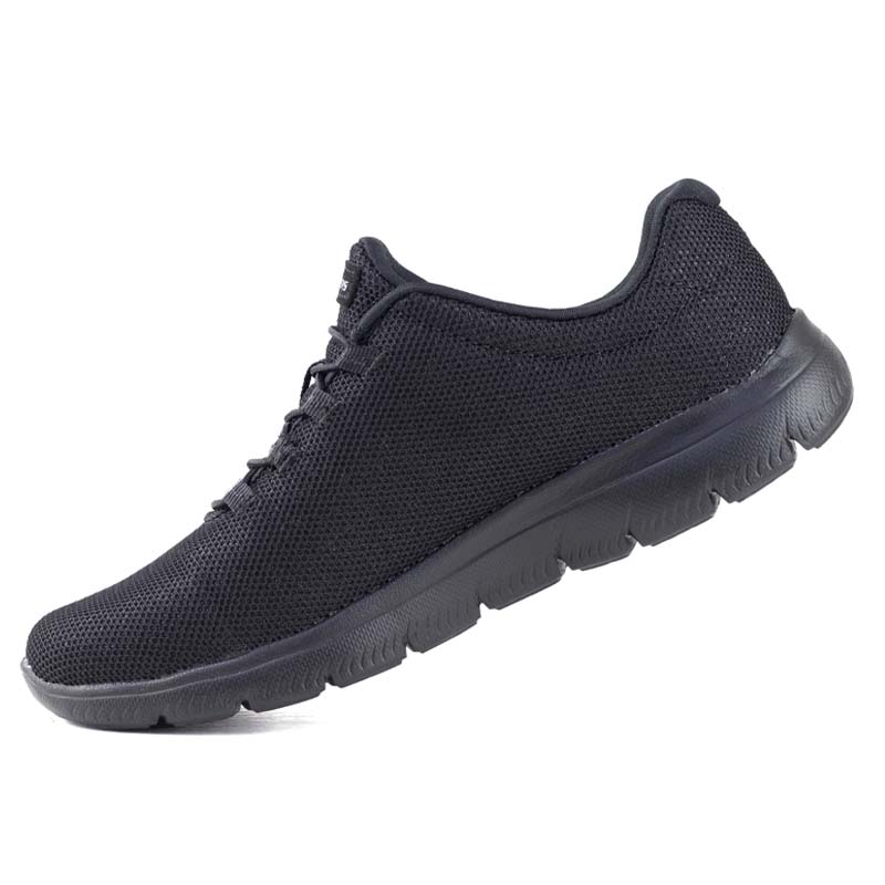 TENIS COMODOS PARA DAMA SKECHERS MEMORY FOAM 149524 NEGRO