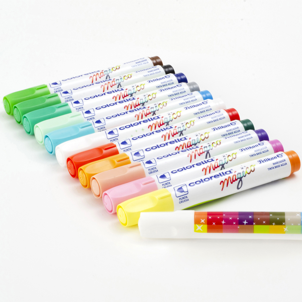 Plumones Magicos Colorella Pelikan con 12 piezas  