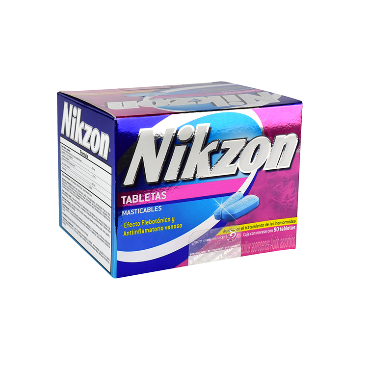 Nikzon 90 Tabletas masticables 