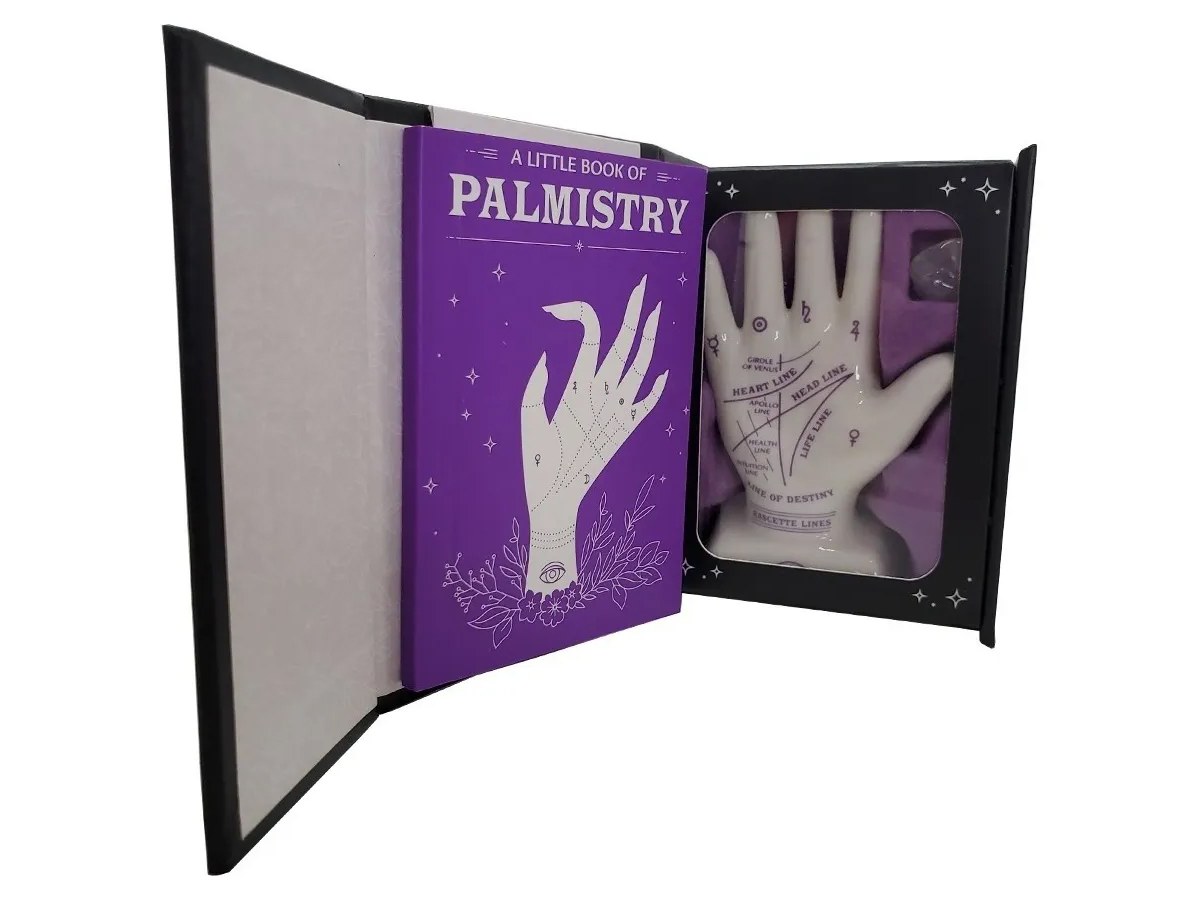 Lectura Manos Mini Quiromancia Rp Mni Cuarzo Basico Mapa De Mano Running Press