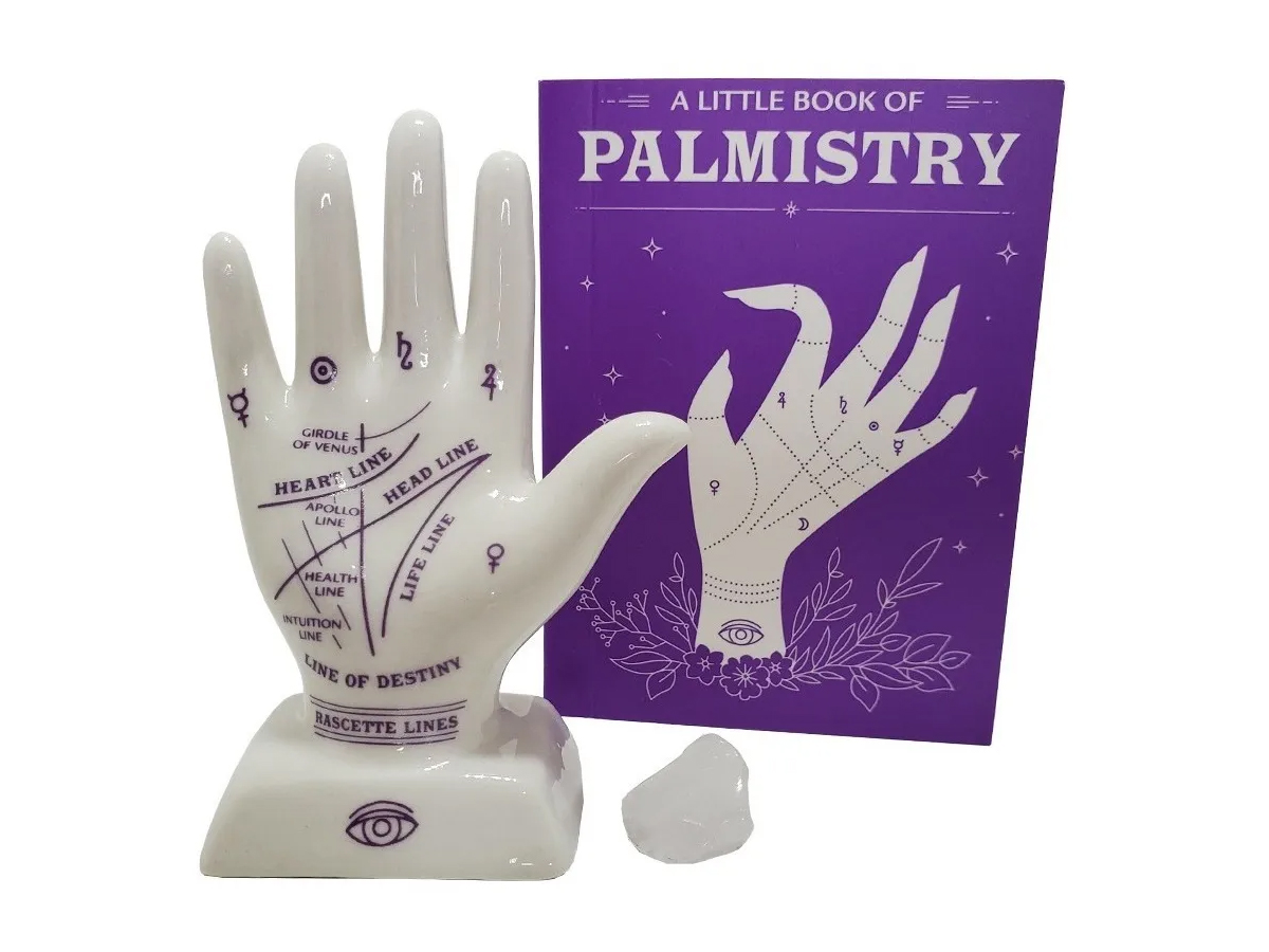 Lectura Manos Mini Quiromancia Rp Mni Cuarzo Basico Mapa De Mano Running Press
