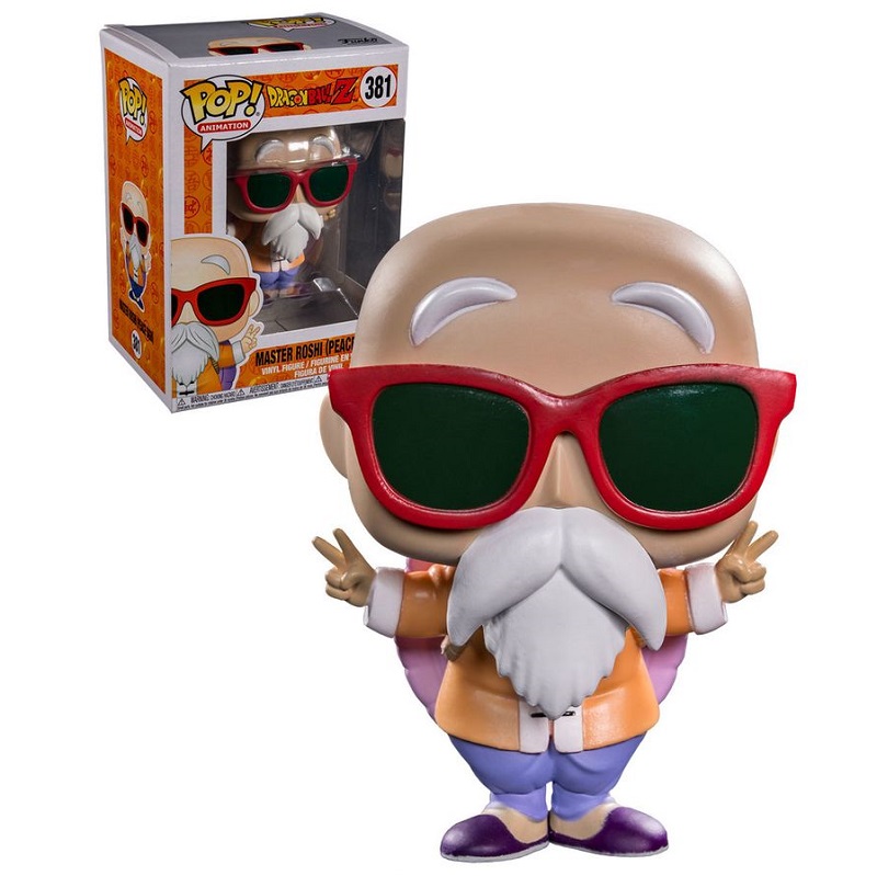 Funko Pop Figura Dragon Ball Z Master Roshi Peace Sign 381