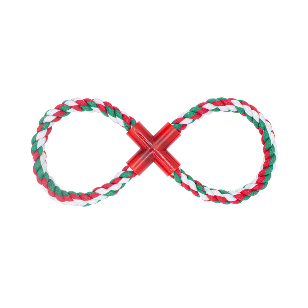Juguete Jaladera Trenza Cuerda Para Perros Mascotas 3 Piezas