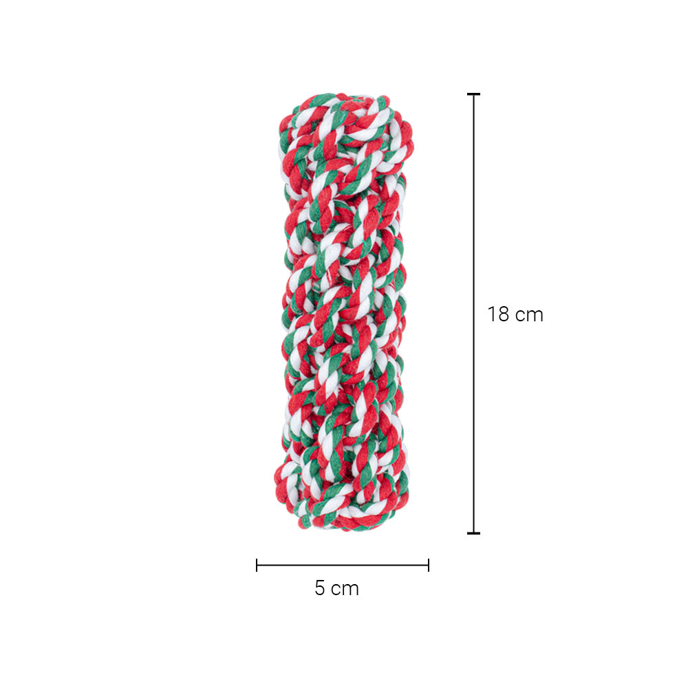 Juguete Jaladera Trenza Cuerda Para Perros Mascotas 3 Piezas