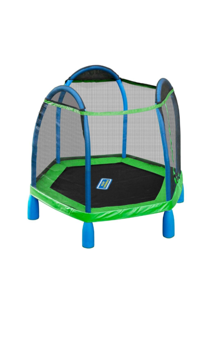 Trampolín Brincolin Infantil Niños Con. Maya De Seguridad 7 Pies