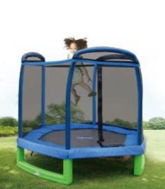 Trampolín Brincolin Infantil Niños Con. Maya De Seguridad 7 Pies