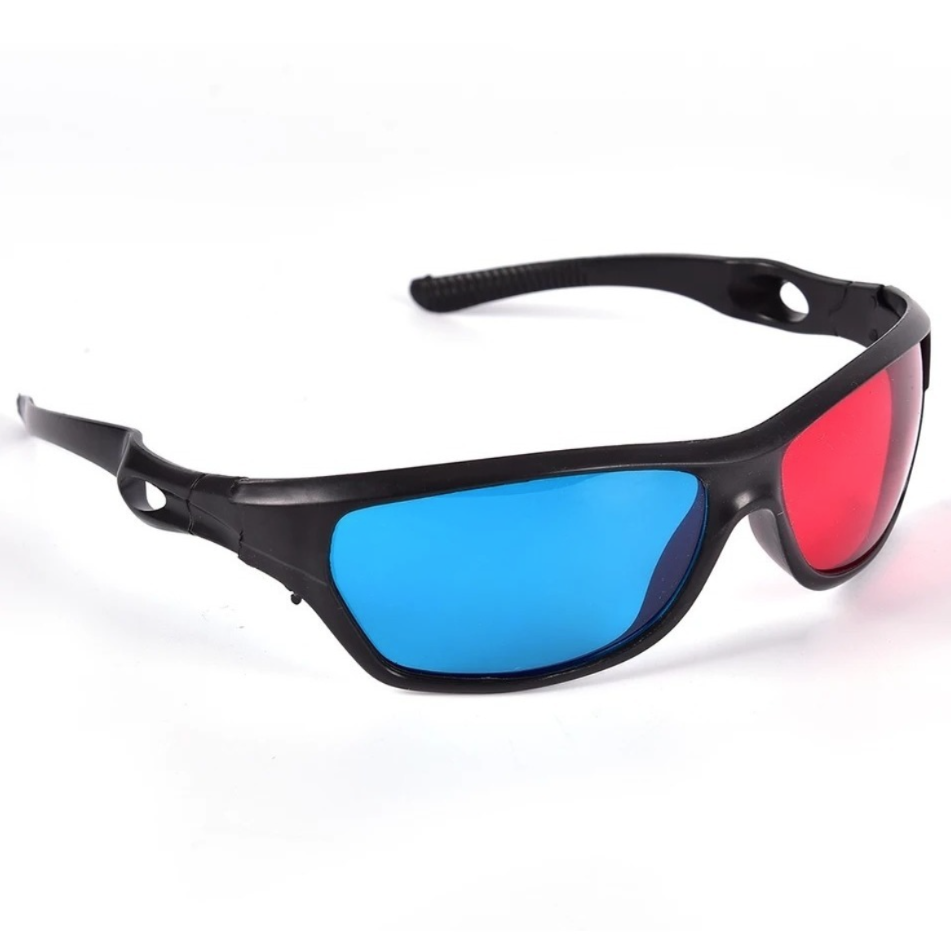 Lentes 3d Rojo Azul 5 Piezas Smarttv Pc Etc