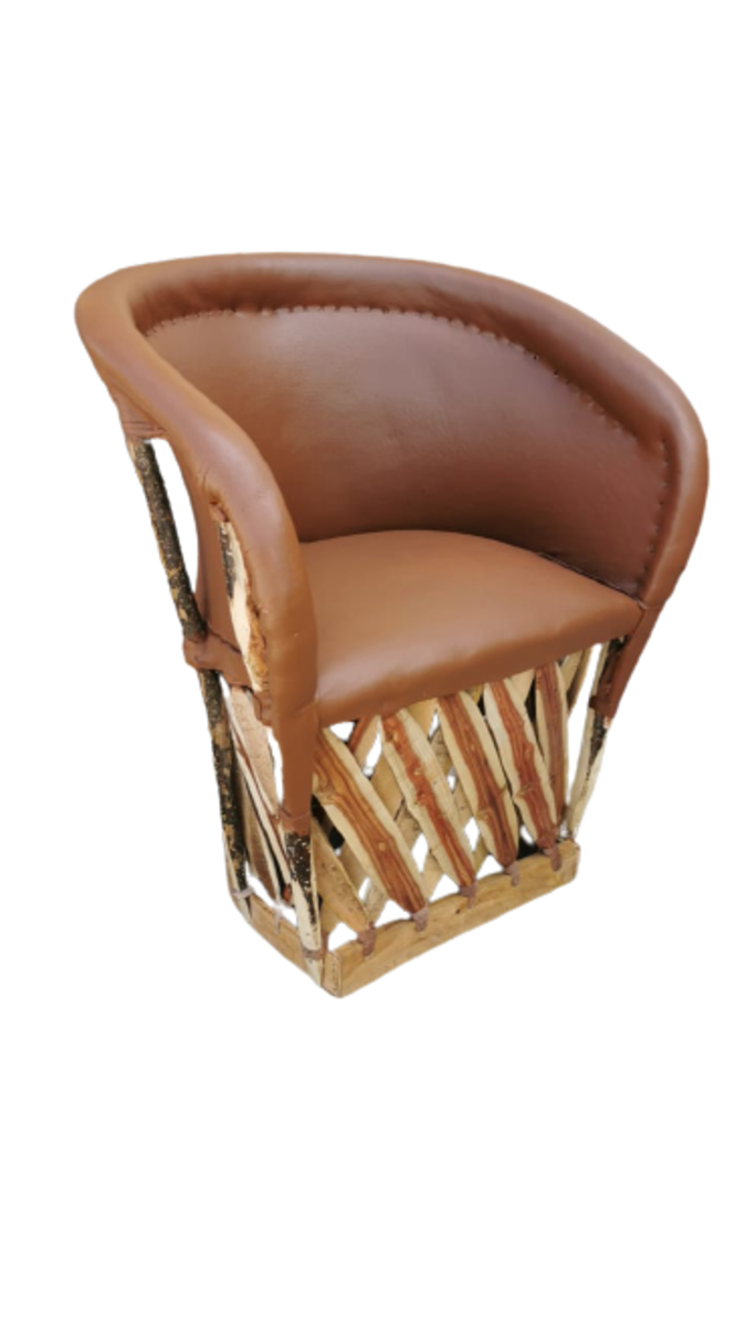 Silla Equipal Tradicional Color Café