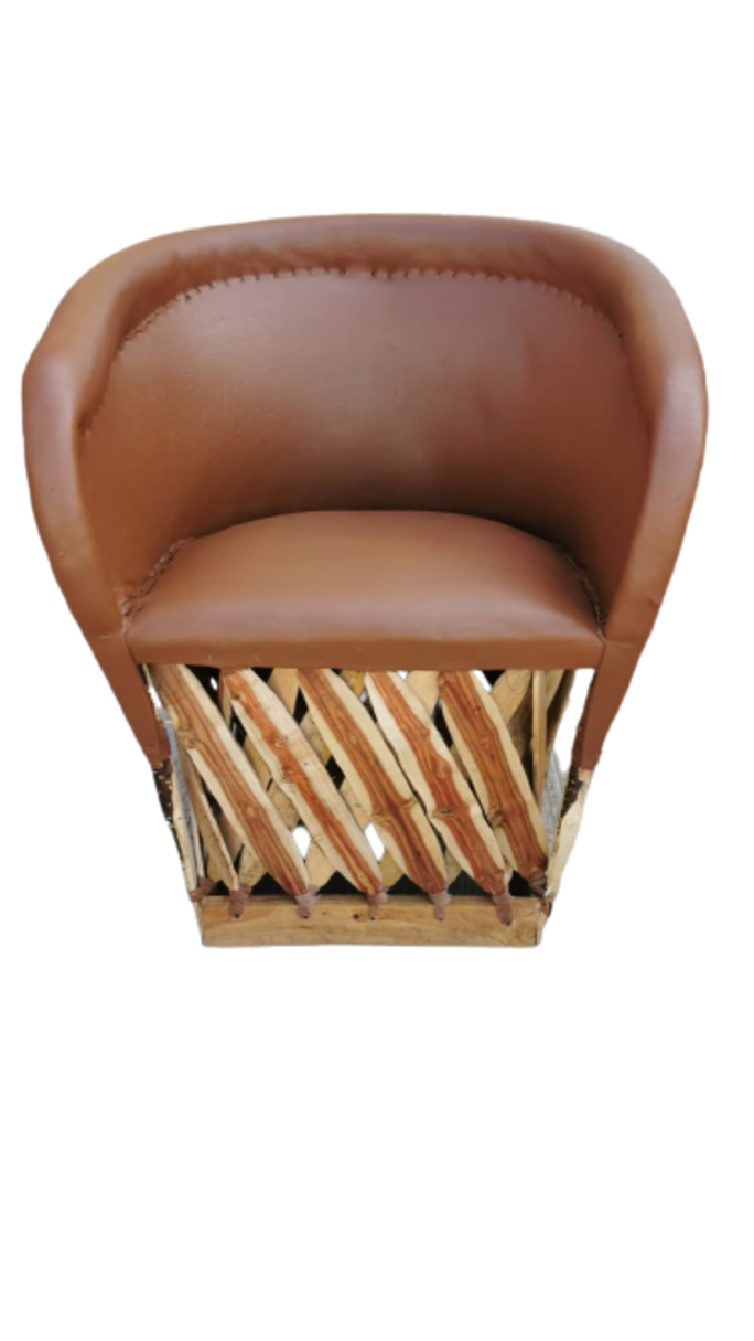 Silla Equipal Tradicional Color Café