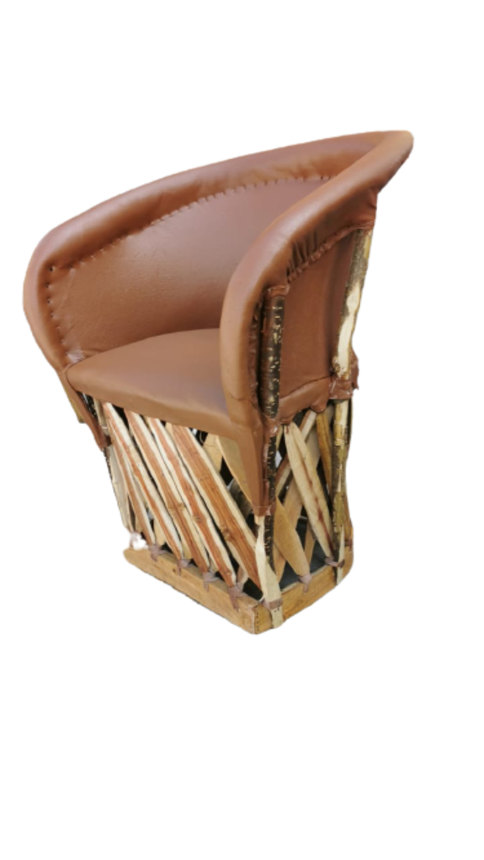 Silla Equipal Tradicional Color Café