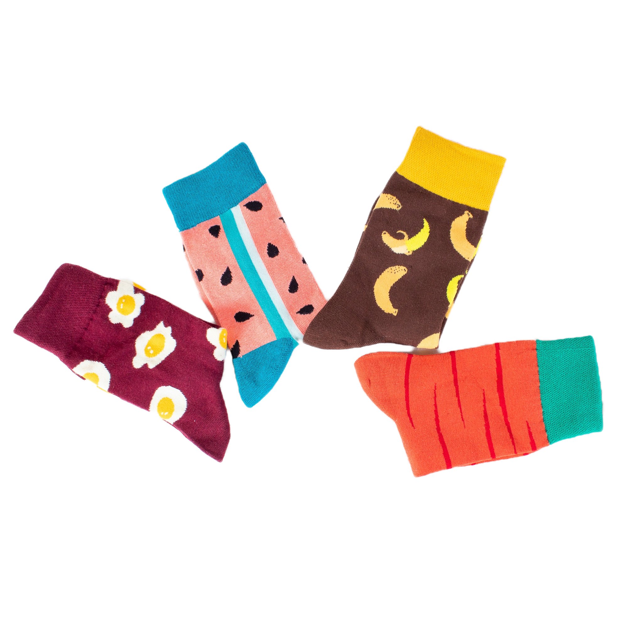 Calcetines Divertidos Diseños Para Mujer - Pack De 4 Pares