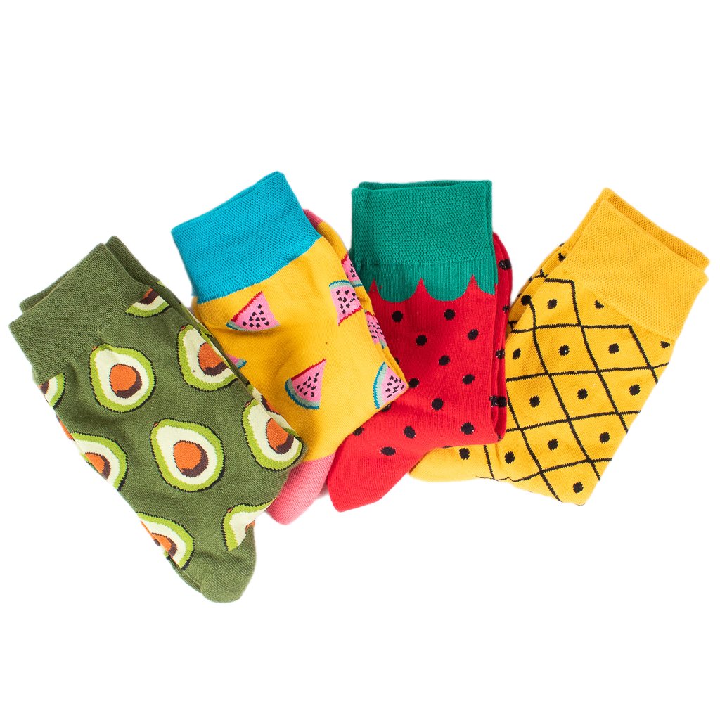 Calcetines Divertidos Diseños Para Mujer - Pack De 4 Pares