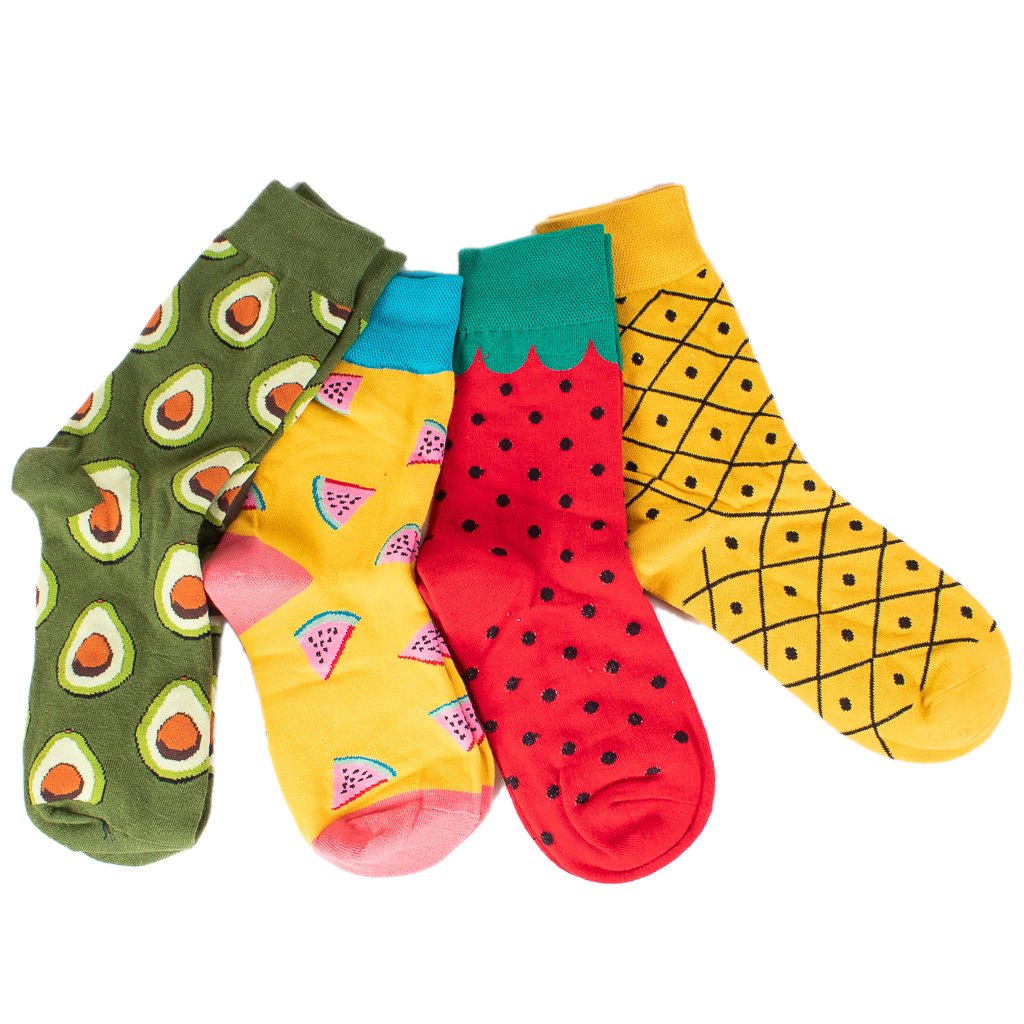 Calcetines Divertidos Diseños Para Mujer - Pack De 4 Pares