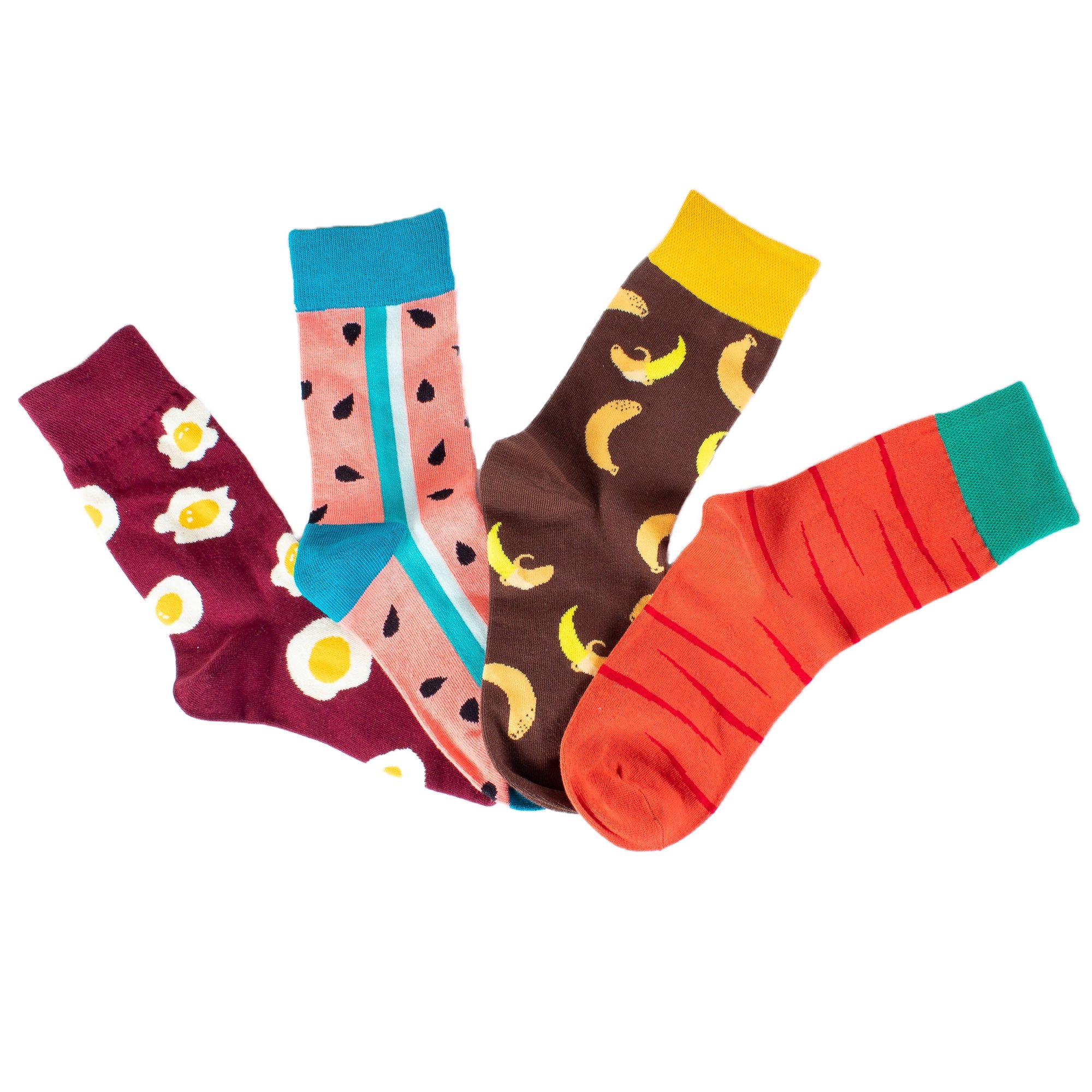 Calcetines Divertidos Diseños Para Mujer - Pack De 4 Pares