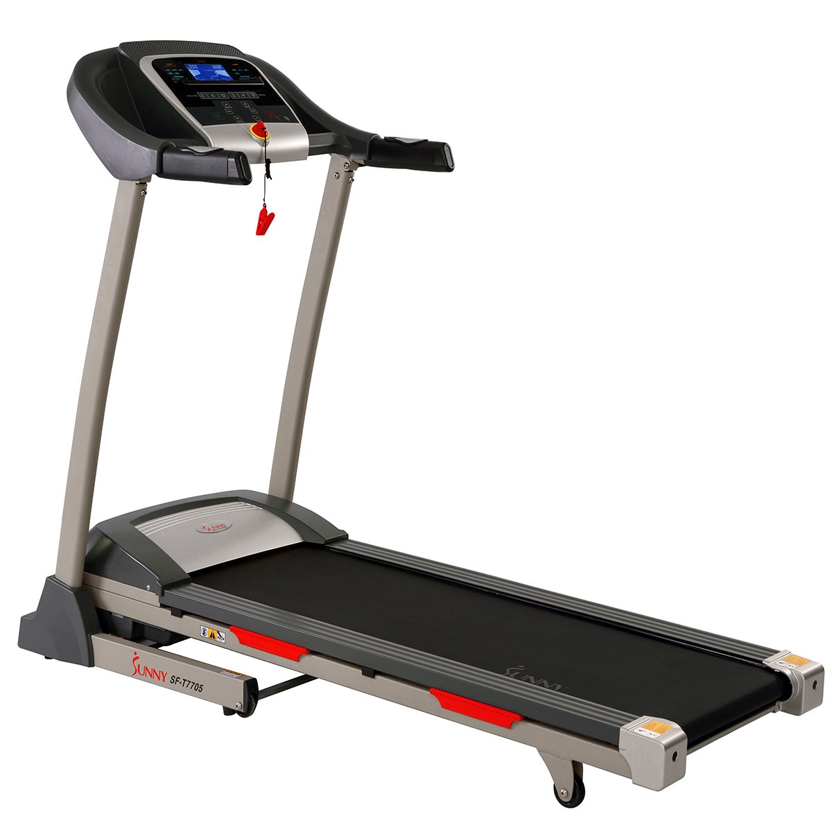 Caminadora Plegable con Inclinación Automática, display LCD, App Inteligente y Amortiguación Sunny Health & Fitness Modelo SF-T7705