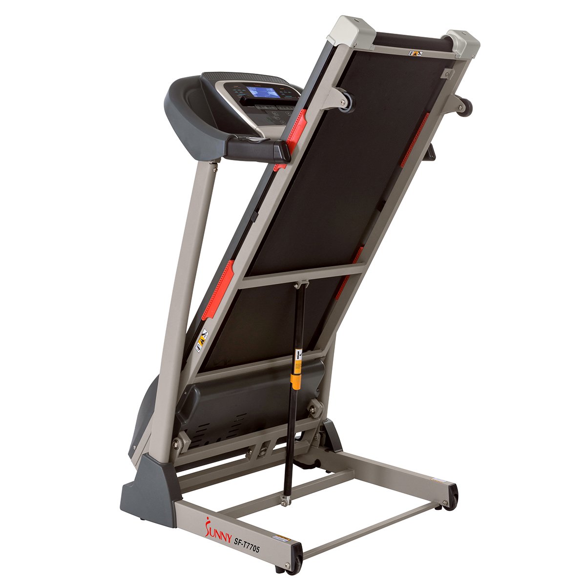 Caminadora Plegable con Inclinación Automática, display LCD, App Inteligente y Amortiguación Sunny Health & Fitness Modelo SF-T7705