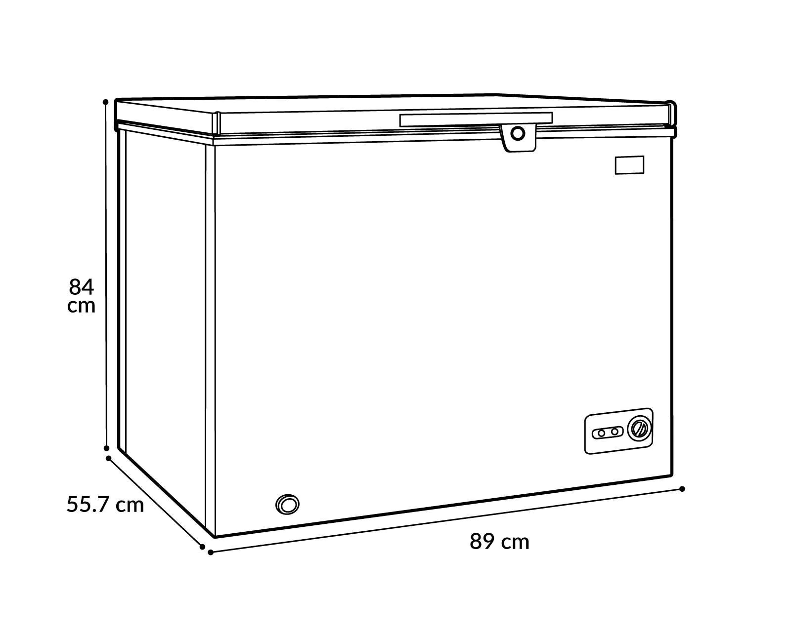 CONGELADOR HORIZONTAL HISENSE FC70D6BWX 7 PIES BLANCO ALBY32**