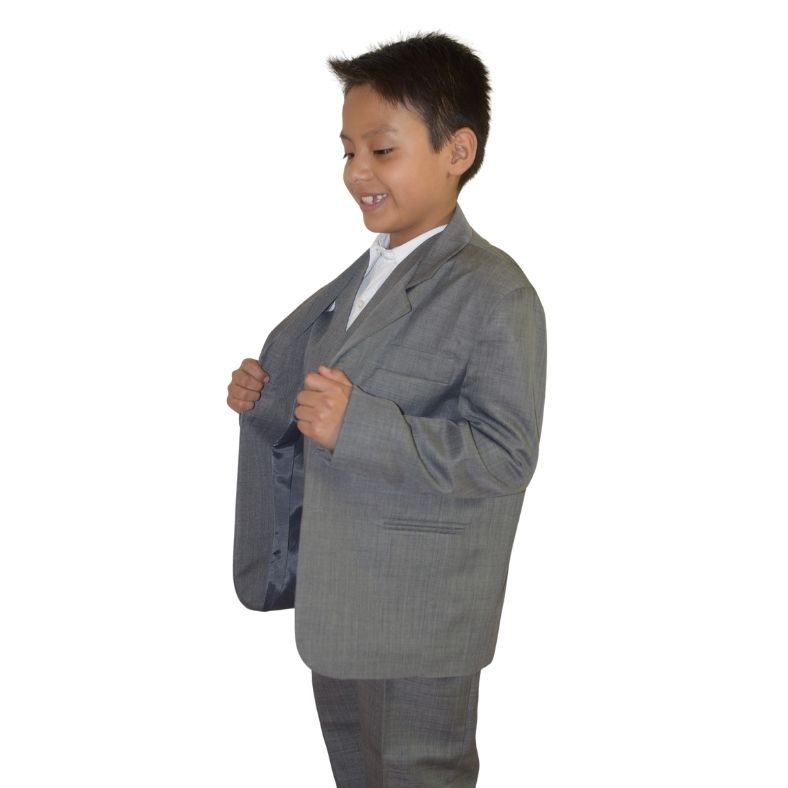 Traje Gris Oxford para Bebé y Niño